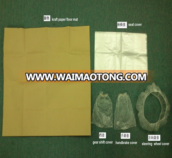 Factory wholesale partner wanted plastic auto car seat cover/Disposable seat cover for car